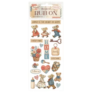 Stamperia, Rub On: Family #4