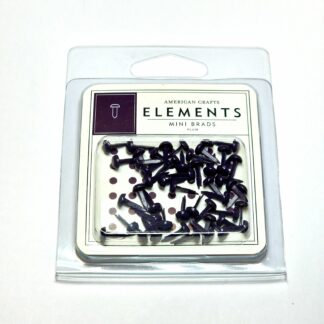Mini Brads, Dark Plum