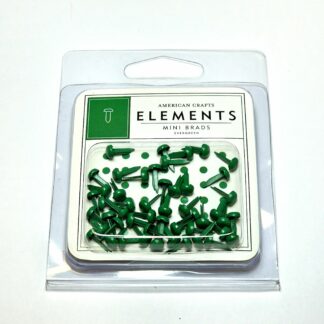 Mini Brads, Evergreen