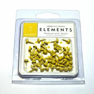 Mini Brads, Mustard Yellow