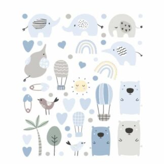 Hello Sweet Boy Puffy Stickers