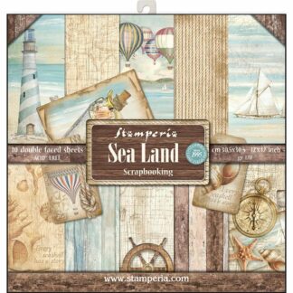Stamperia,12x12 Paper Set: Sea Land