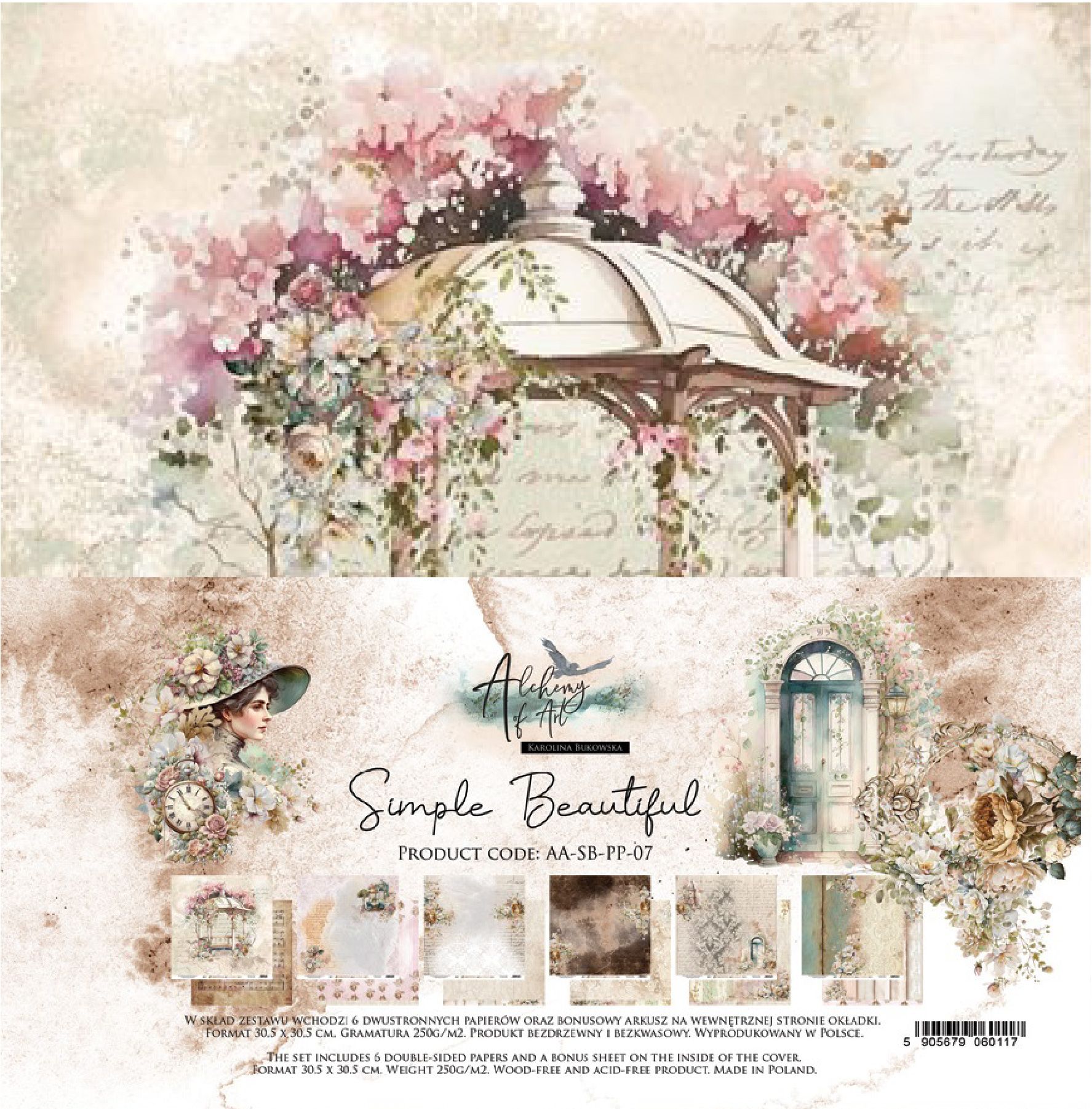 Alchemy of Art, 8x8 Paper Set: Simple Beautiful