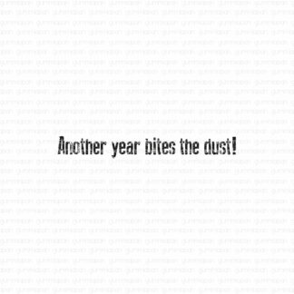 Another year bites the dust!