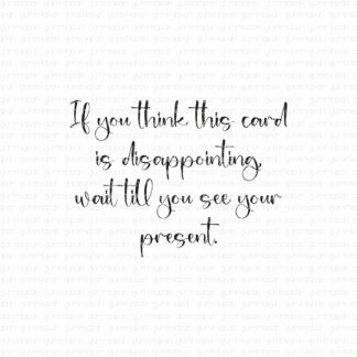 If you think this card is dissapointing...