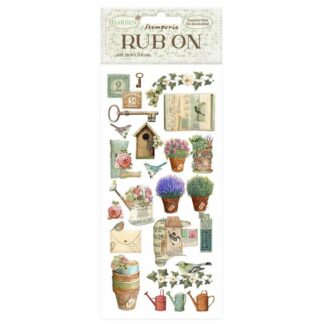 Stamperia, Rub On: Garden #2