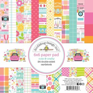 DoodleBug, 6x6 Inch Paper Pad: Cute & Crafty