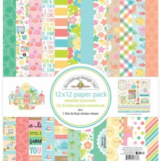 Doodlebug, Seaside Summer 12x12 Inch Paper Pack
