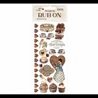 Stamperia, Rub On: Coffee and Chocolate #1