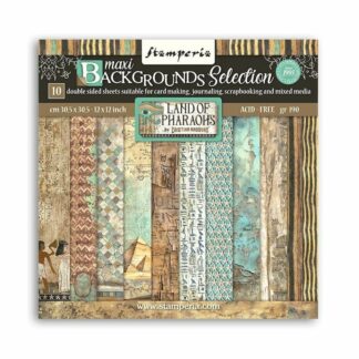 Stamperia, 12x12 Paper Set: Backgrounds Selection Land Of Pharaohs