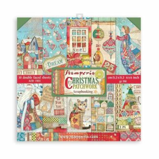 Stamperia, 6x6 Paper Set: Christmas Patchwork