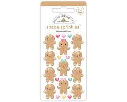 DoodleBug, Shape Sprinkles: Gingerbread Kisses