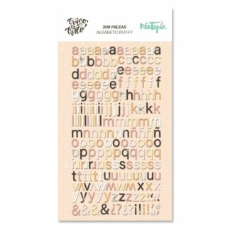 Mintopia, Puffy Stickers: Alfabet Trick Or Treat Kollektion.