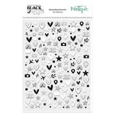 Mintopia, Puffy Stickers: Black And White.