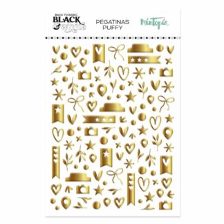 Mintopia, Puffy Stickers, Black And White: Guld