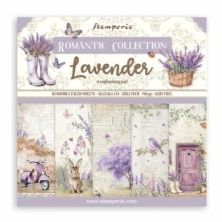 Stamperia, 12x12 Paper Set: Romantic Collection.