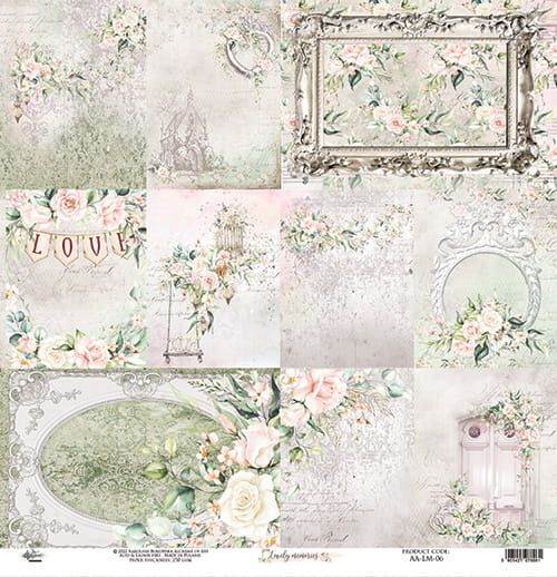 Alchemy of Art, 12x12 Paper Set: Lovely Memories - Image 3