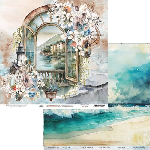 Alchemy of Art, 8x8 Paper Set: Sea Stories - Image 2