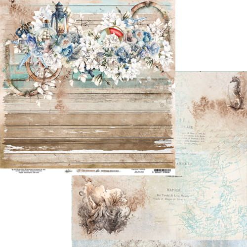 Alchemy of Art, 8x8 Paper Set: Sea Stories - Image 4