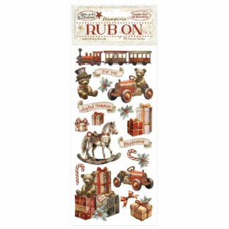 Stamperia, Rub On: Gear up for Christmas #Toys