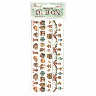 Stamperia, Rub On: The Nutcracker #Stripes