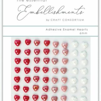 The Essential Adhesive Enamel Hearts