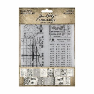 Tim Holtz Collage Paper Archives
