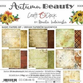 Craft o'Clock, 8x8 Paper pad: Autumn Beauty