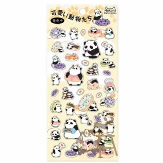 Nekoni Stickers: Donut Pandas
