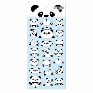 Nekoni Stickers: Lovely Pandas