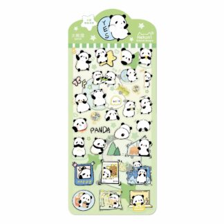 Nekoni Stickers: Garden Pandas