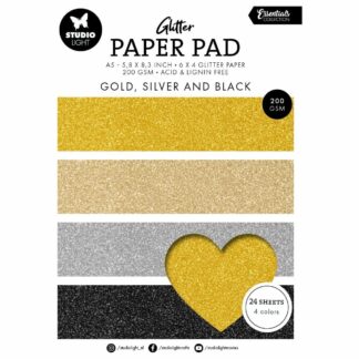 Studio Light, GLITTER Paper Pad