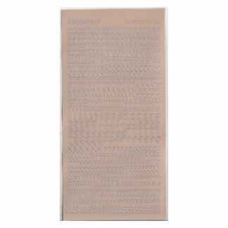 Alphabet Stickers, Apricot