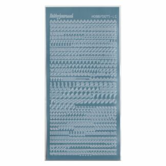 Alphabet Stickers, Ice