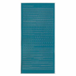 Alphabet Stickers, Blue