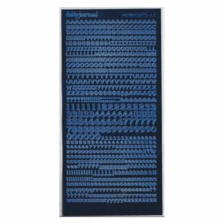 Alphabet Stickers, Dark Blue