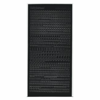 Alphabet Stickers, Black