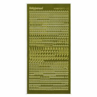 Alphabet Stickers, Moss