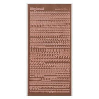 Alphabet Stickers, Rose