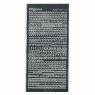 Alphabet Stickers, Silver