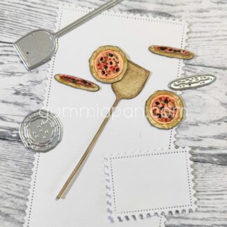 Pizzaspade med pizzor