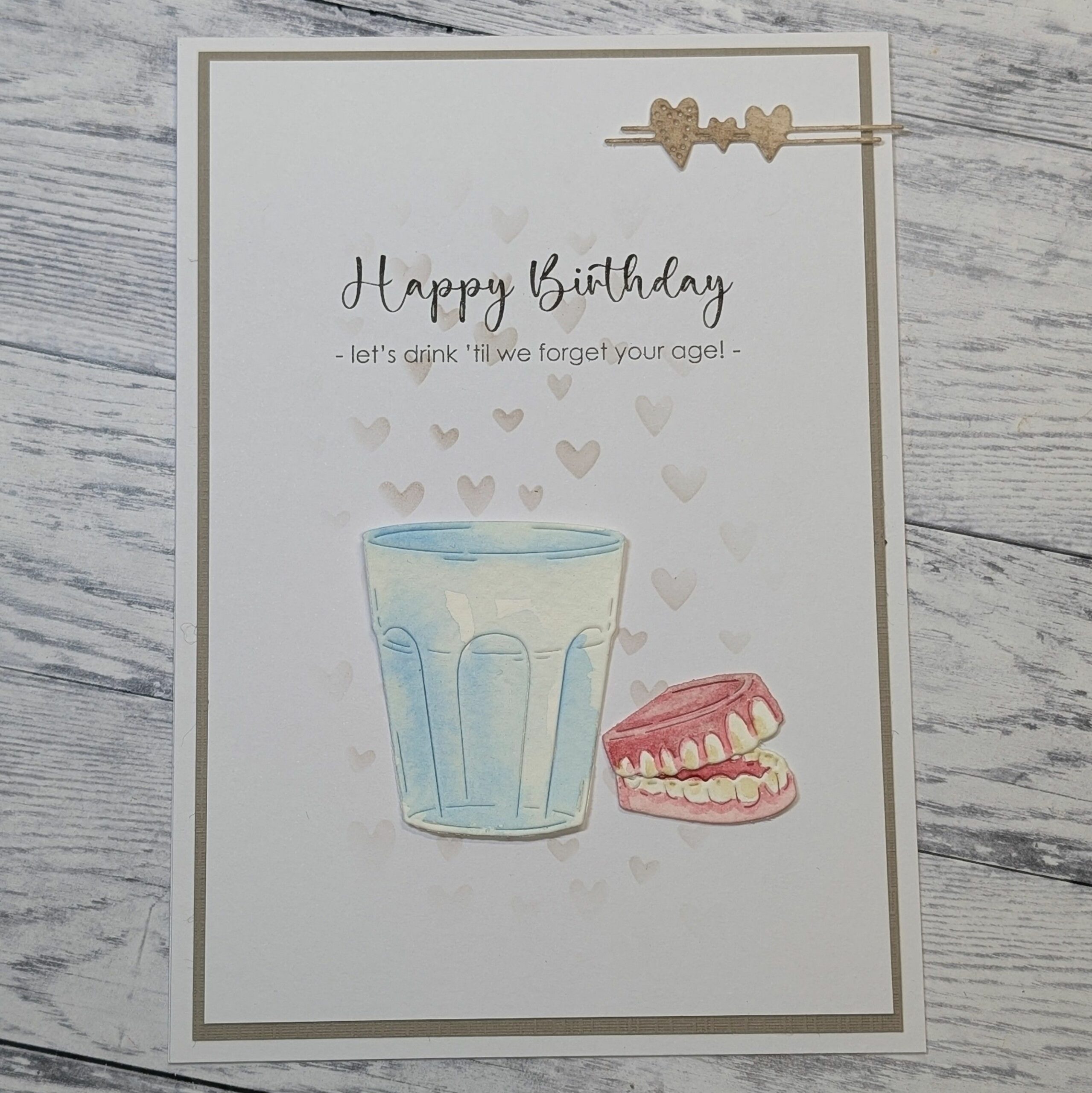 Glass with Dentures - Image 2