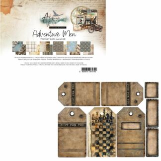 Alchemy of Art, 8x8 Paper Set: Adventure Men