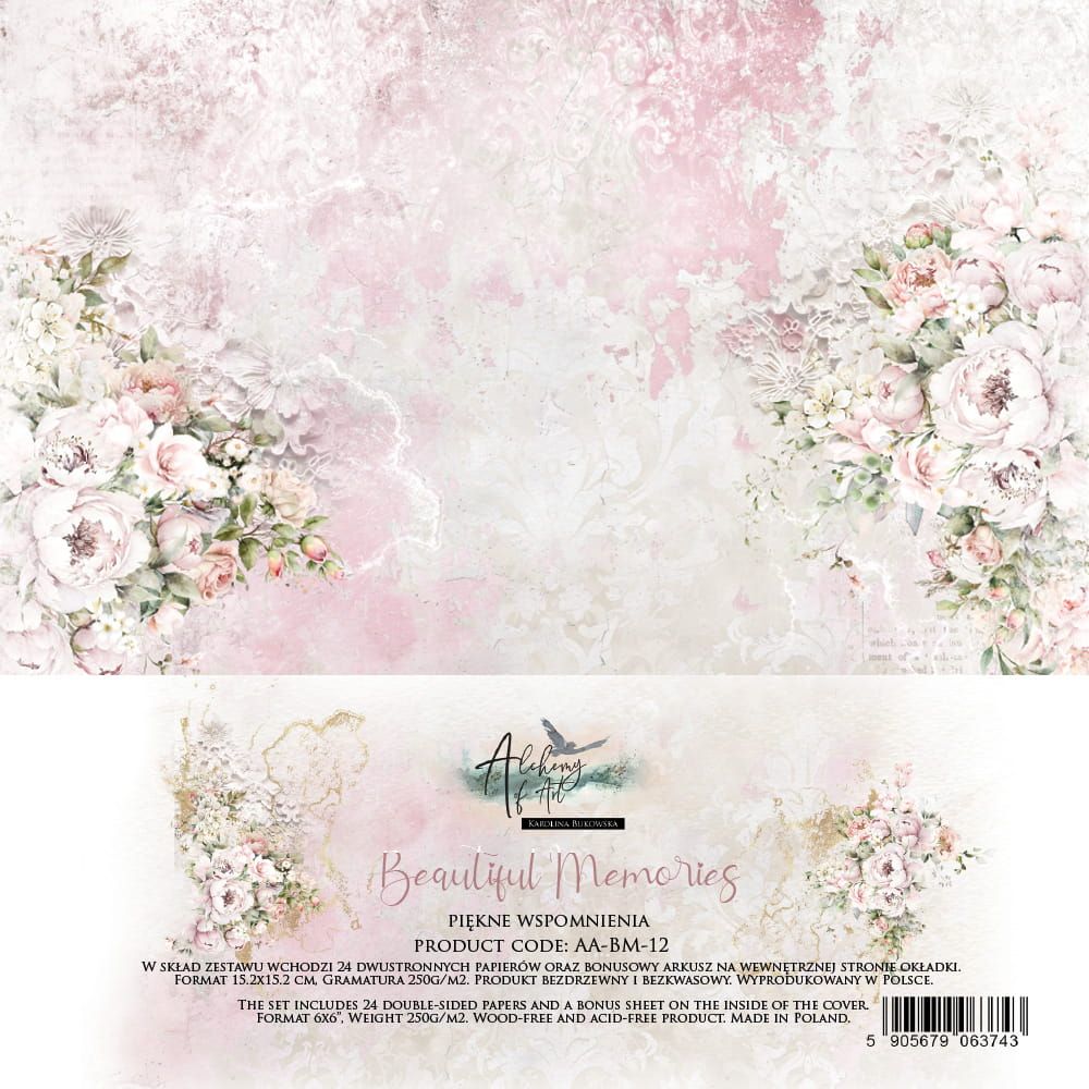 Alchemy of Art, 6x6 Paper Set: Beautiful Memories