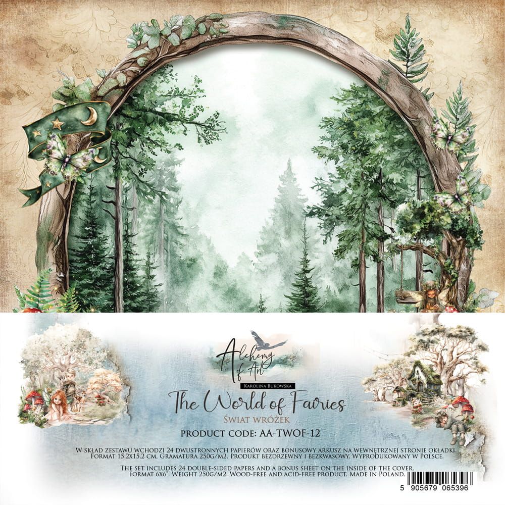 Alchemy of Art, 6x6 Paper Set: The World of Fairies