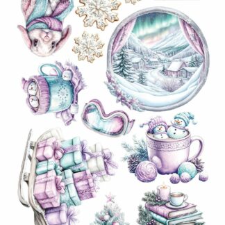 Alchemy of Art, 6x12 Paper Cut outs: Magic of the Northern Lights