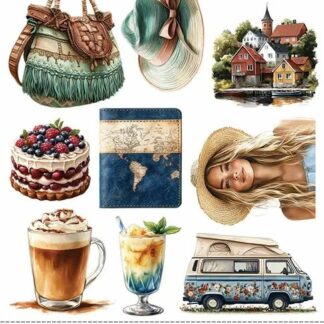 Craft O' Clock, 6x12" Extra Set: Chill & Relax