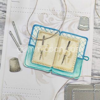 Needle Case, Sewing Needles and Thimble