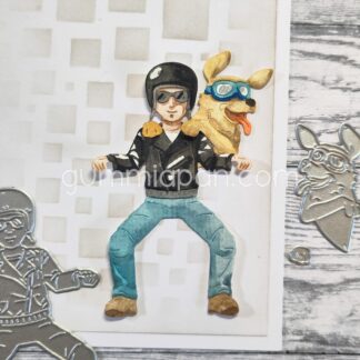 Motorcycle Guy and Dog