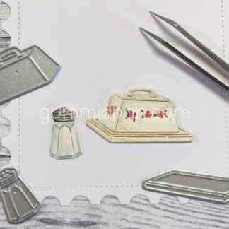 Butter Dish and Salt